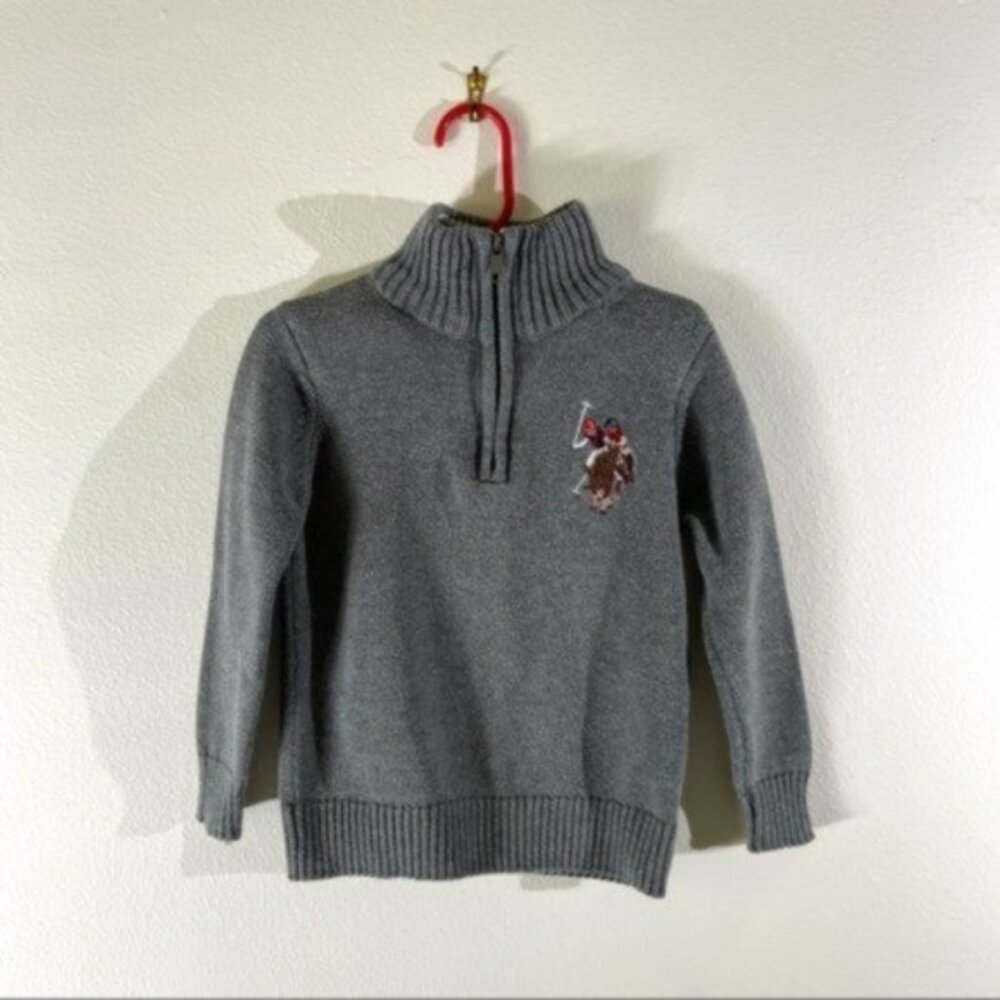 US Polo Association Children Quarter Zip Sweatshirt. Size XXS.
